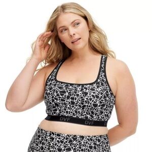 NWT Diane Von Furstenberg Sports Bra 1x